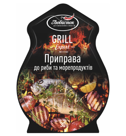 Приправа Любисток риба/мор.прод Гриль Експерт 30г